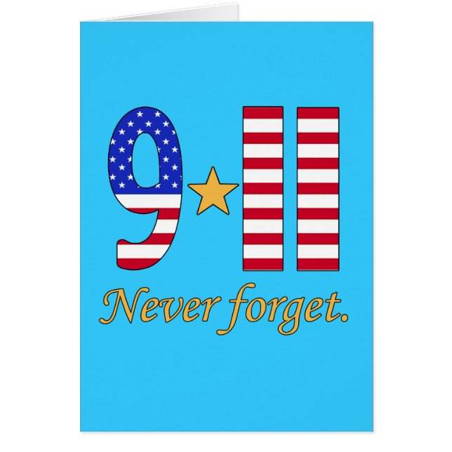 9-11 Never Forget Products (Front)