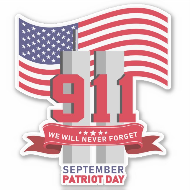 9.11 Patriot Day; Never Forget  (Front)