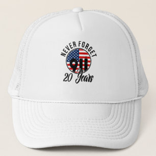 9 11 Patriots Day Flag USA September 11th Trucker Hat