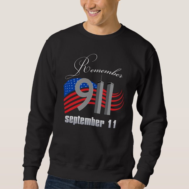 9/11 Remember September 11 - Mens Dark Tshirts (Front)