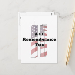 9-11 Remembrance  Day - Patriot Day Postcard