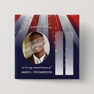 9/11 September 11 - Personalised Photo Pins