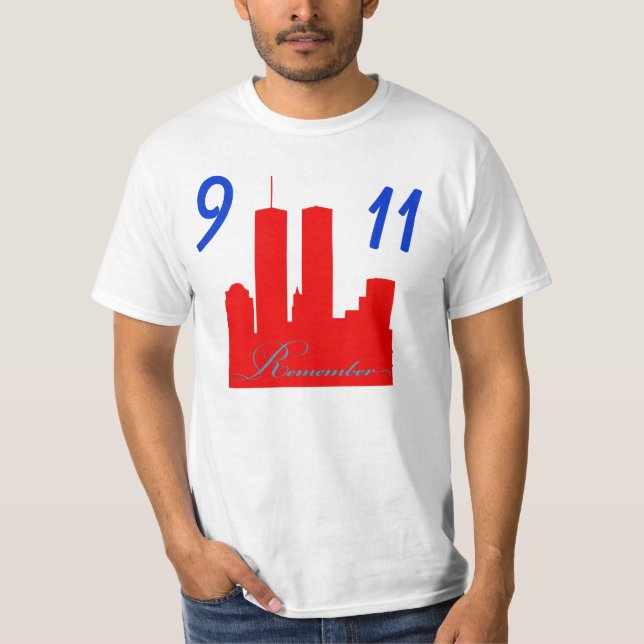 9/11 September 11 Remember: WTC T-shirts (Front)
