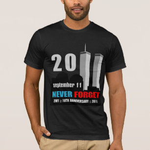 9/11 September 11th - 10th Anniversary WTC T-Shirt