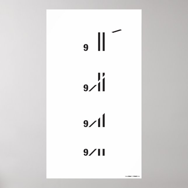 9/11 Tribute Poster (Front)