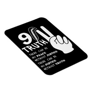 9-11 Truth No Peace Without Justice Magnet