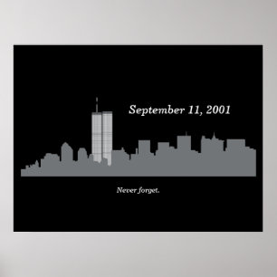 9/11 Vector Memorial Poster