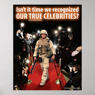 9/11 War - True Celebrities: Protest Poster