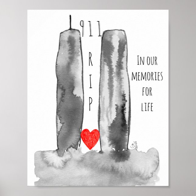 9-11 World Trade Center Memorial Poster (Front)