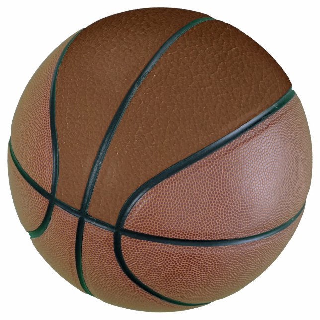 9.5" diameter (regulation size); Weight: 1.5 lbs. Basketball (Angled)