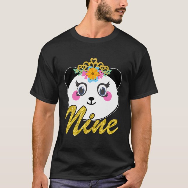9 9Th Panda Unicorn Py T-Shirt (Front)