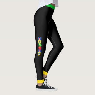 # 9 Autism Awareness  - Leggings