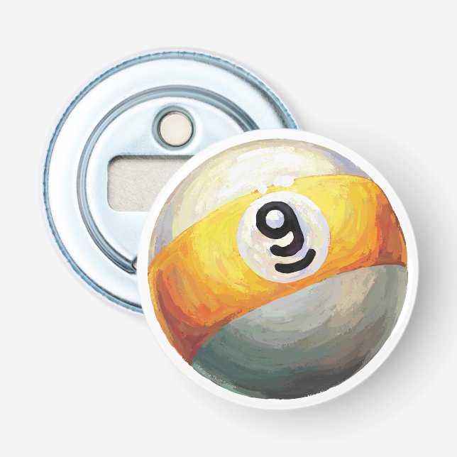 9 ball bottle opener (Front)