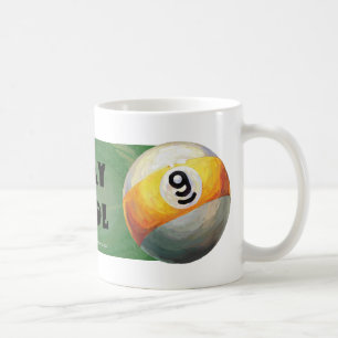9 ball coffee mug