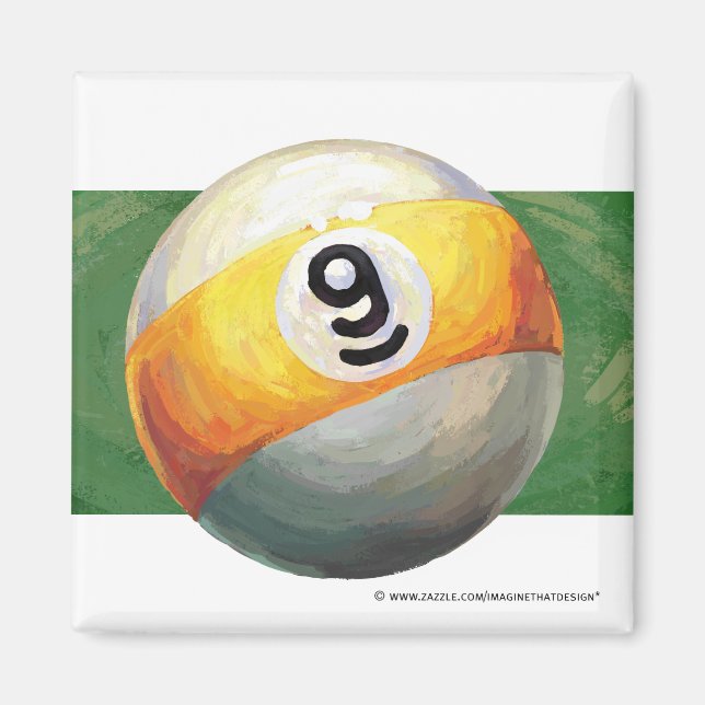 9 ball magnet (Front)