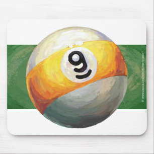 9 ball mouse pad