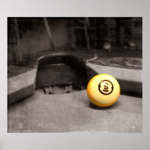 9 BALL POCKET POSTER