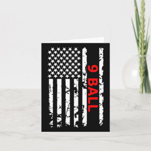 9 Ball Pool Table Billiards Gift  Card