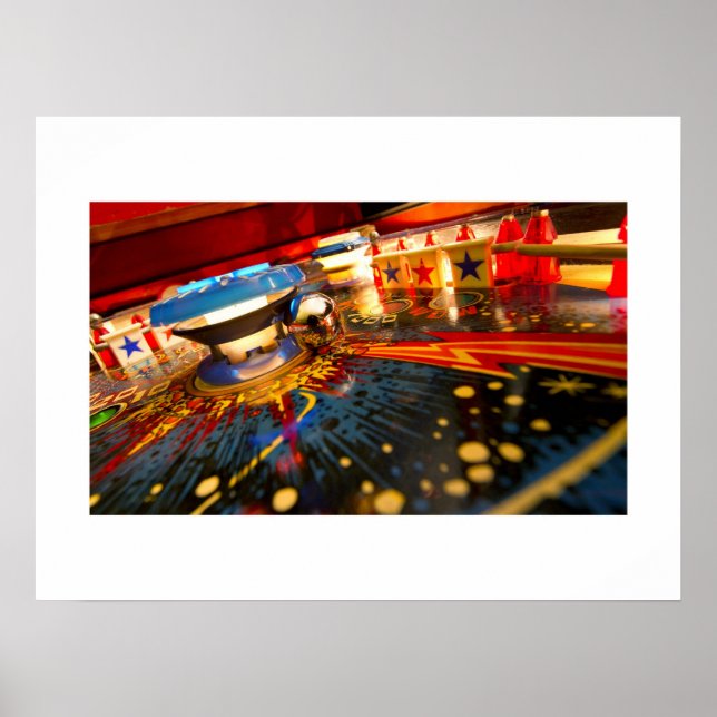 9 Ball Zap! Pinball Poster (Front)