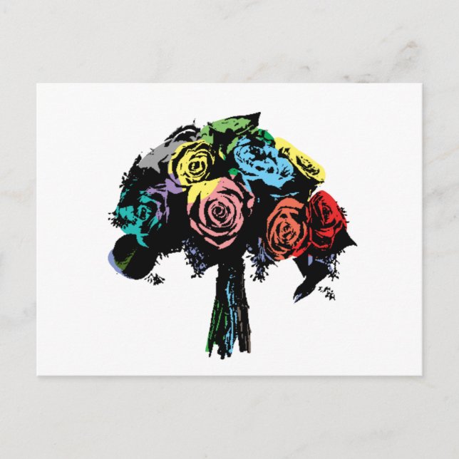 9.bouquet postcard (Front)