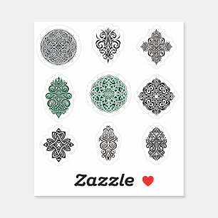 9 Celtic Designs-Cut Vinyl Sticker