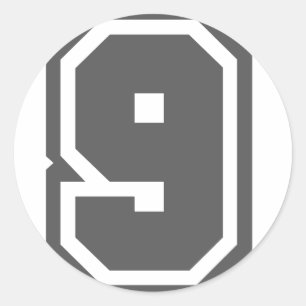 9 CLASSIC ROUND STICKER