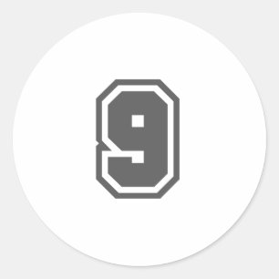 9 CLASSIC ROUND STICKER