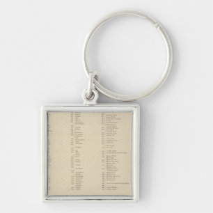 9 Congressional Districts Key Ring