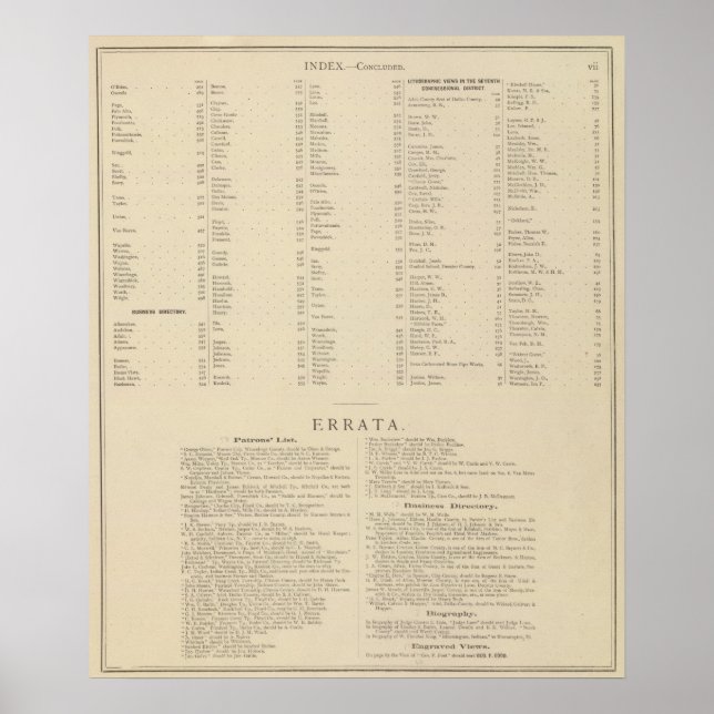 9 Congressional Districts Poster (Front)