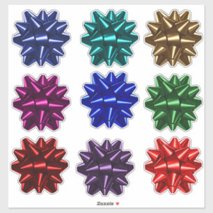 9 Crush Proof Gift Wrap Bows for Mailing Kiss Cut