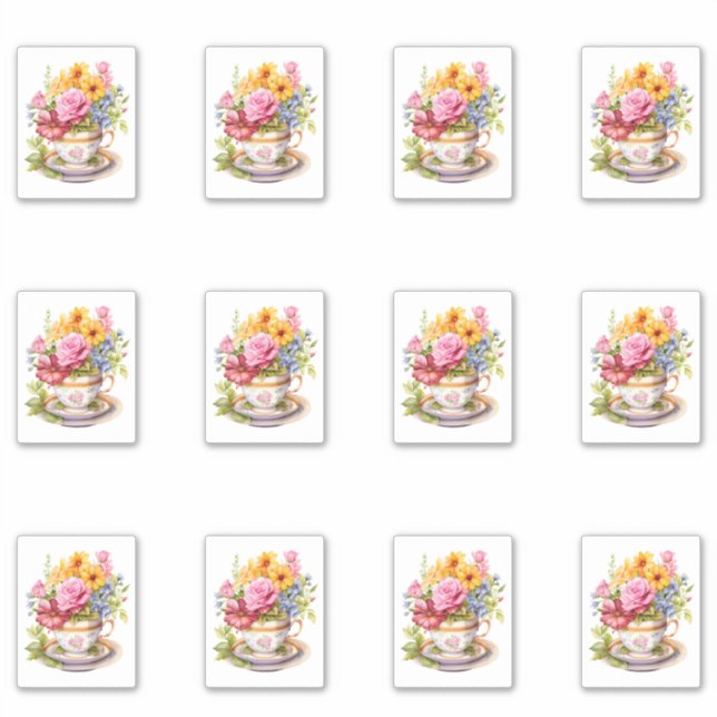 9 Cup of Flowers (Front)