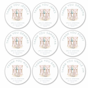 9 Large Individual Names Thank You Wedding