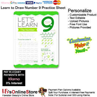 9 Learn To Draw Number 9 Teacher Home Schooling 