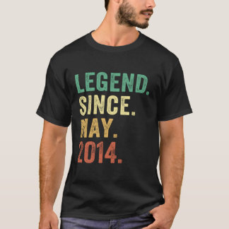 9 Legend Since May 2014 9Th T-Shirt