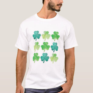 9 Lucky Shamrocks - Cute St Patrick’S Day T-Shirt