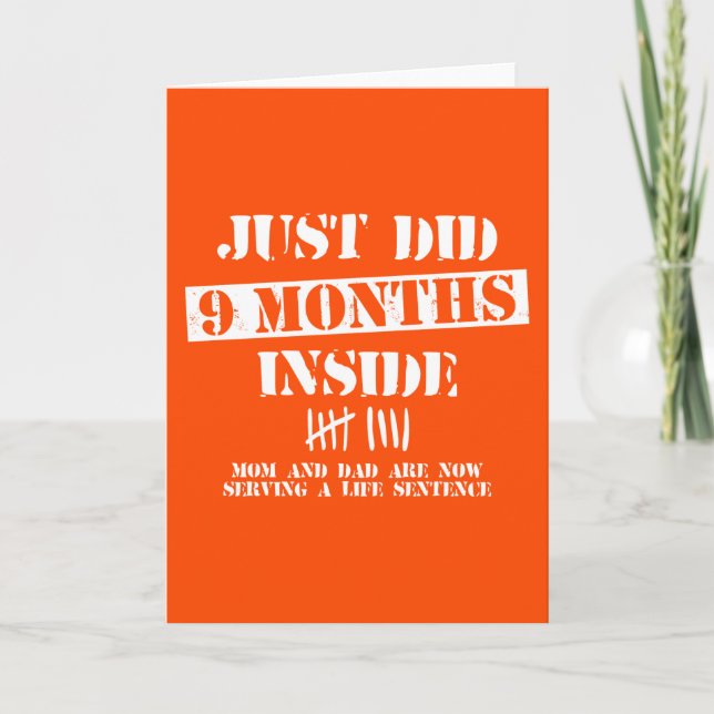9 Months Inside Card (Front)