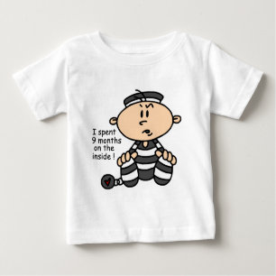 9 Months On The Inside Baby Prisoner Baby T-Shirt