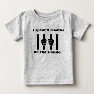 9 Months on the Inside Baby T-Shirt