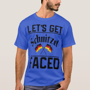 9 Oktoberfest Lets Get Schnitzel Faced Funny Germ T-Shirt