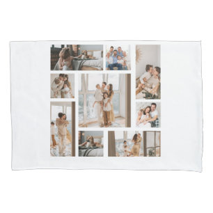 9 Photo Collage Template Personalise pillow case
