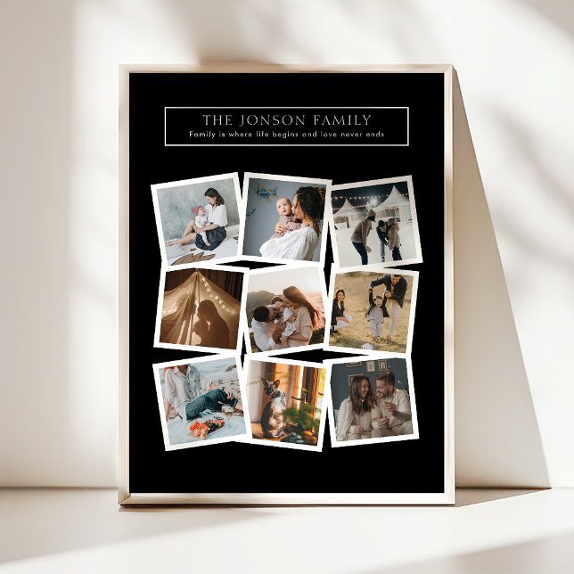9 Photo Family Collage Poster (Creator Uploaded)