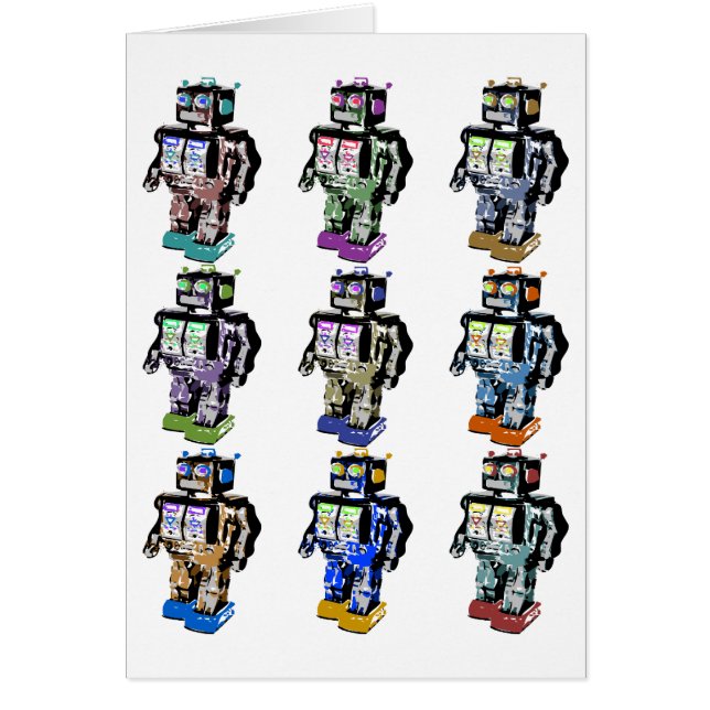 9 Robots Coloured (Front)