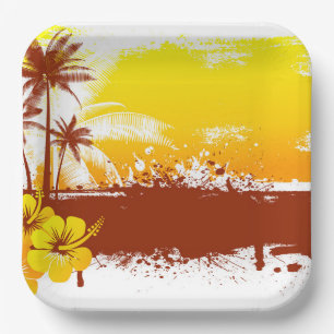 9" Square Paper Plate