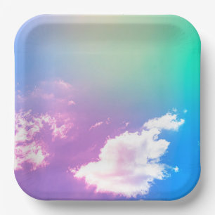 9" Square Paper Plate