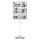 9 Square Photo Collage - Black and White