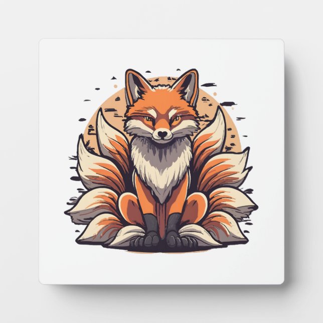 9 Tailed Fox Spirt Plaque (Front)