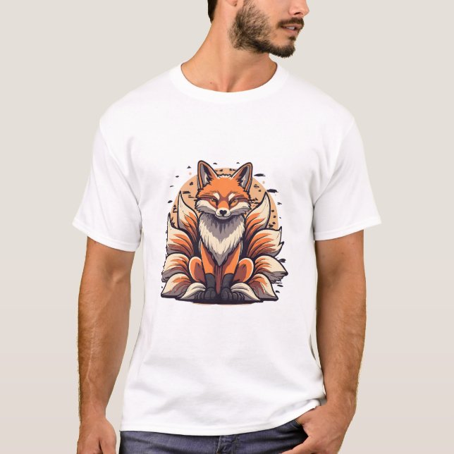 9 Tailed Fox Spirt T-Shirt (Front)