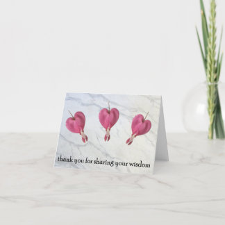 9 Thank You For Sharing Your Wisdom Card