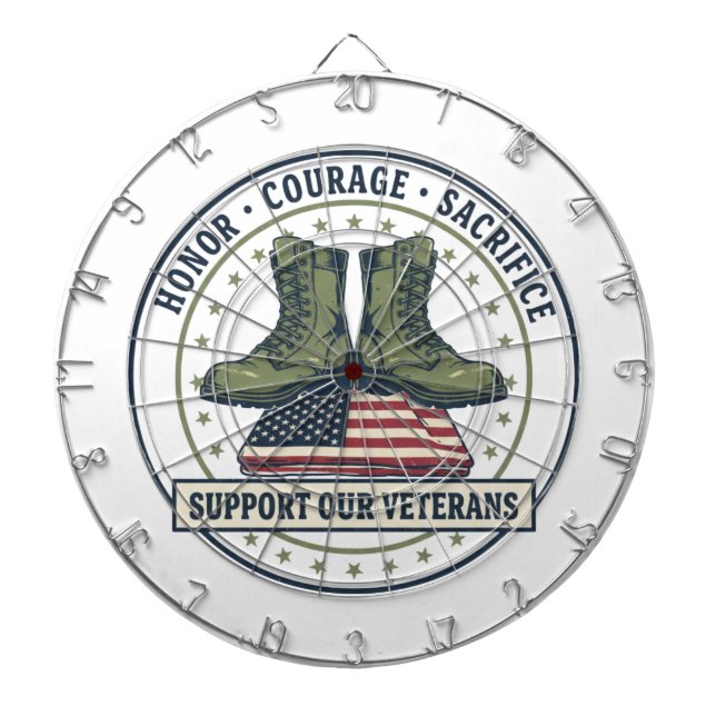 #9  Veterans Dart Board  (Front)