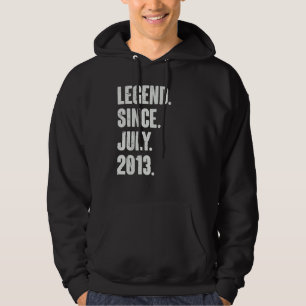 9 Year Old 9th Birthday Legend Since July 2013 Hoodie